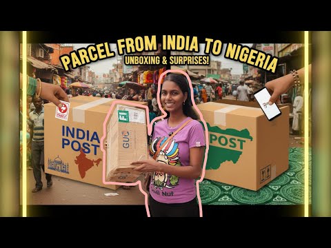 😳My parcel came from India to Nigeria 📦 What is inside my parcel ? 