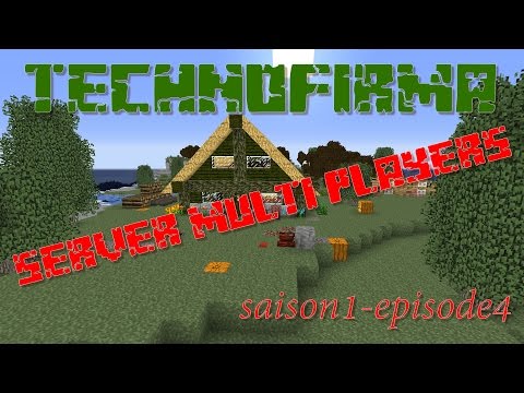 TechnoFirma - Leaves In The Wind server E4  - On commence la maison