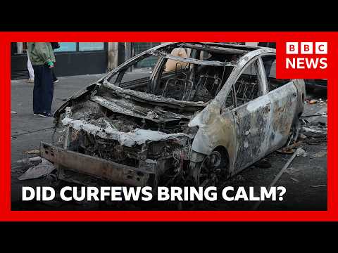 Targeted curfews help quell violence and rioting across French cities | BBC News
