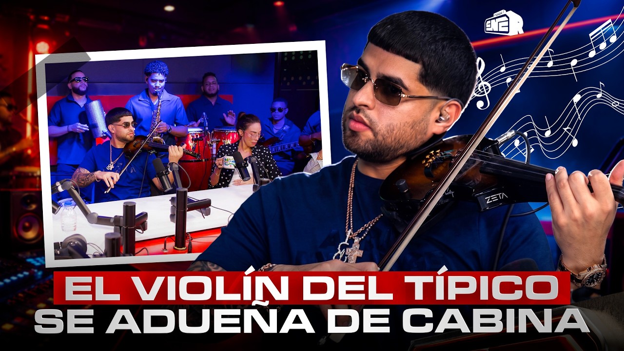 EL VIOLÍN DEL TÍPICO FRABIAN ELI SE ADUEÑA DE LA CABINA Y PONE A TODOS A BAILAR