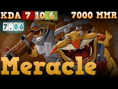 How to play Techies in the patch 7.06? Meracle Techies full game.