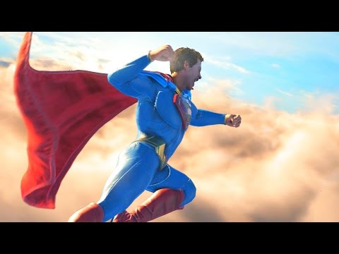Injustice 2 Superman Super Move on All Characters 4k UHD 2160p Video
