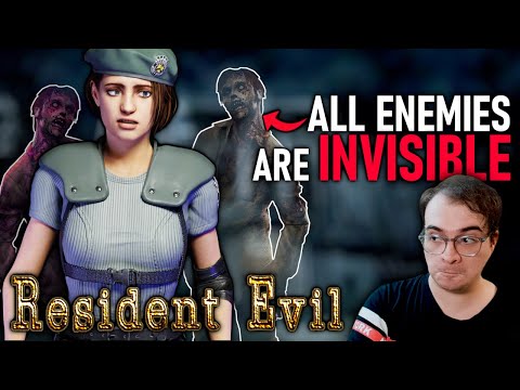 Resident Evil INVISIBLE ENEMY Full Walkthrough! - RE1 HD Remaster