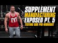 Supplement Manufacturing Exposed Part 5 - Putting Our Preworkout to the Test in the Gym!