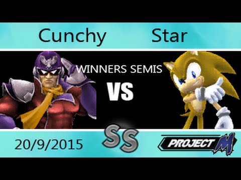 SGT 20/09 - Cunchy (C. Falcon) Vs. Star (Sonic) Project M Winners Semis