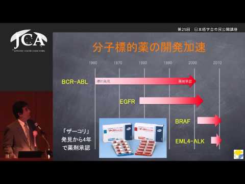 栄養学科 講演１「がん分子標的療法の進歩」　間野　博行（東京大学大学院医学系研究科　教授）