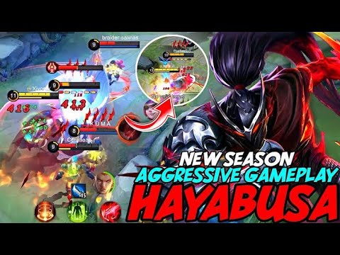 SUPER AGGRESSIVE HAYABUSA RANKED GAMEPLAY #mlbb