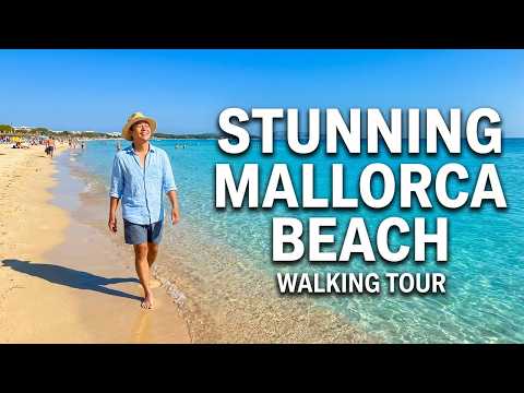 Mallorca's Most Beautiful Beach? Playa de Muro 4K Walking Tour