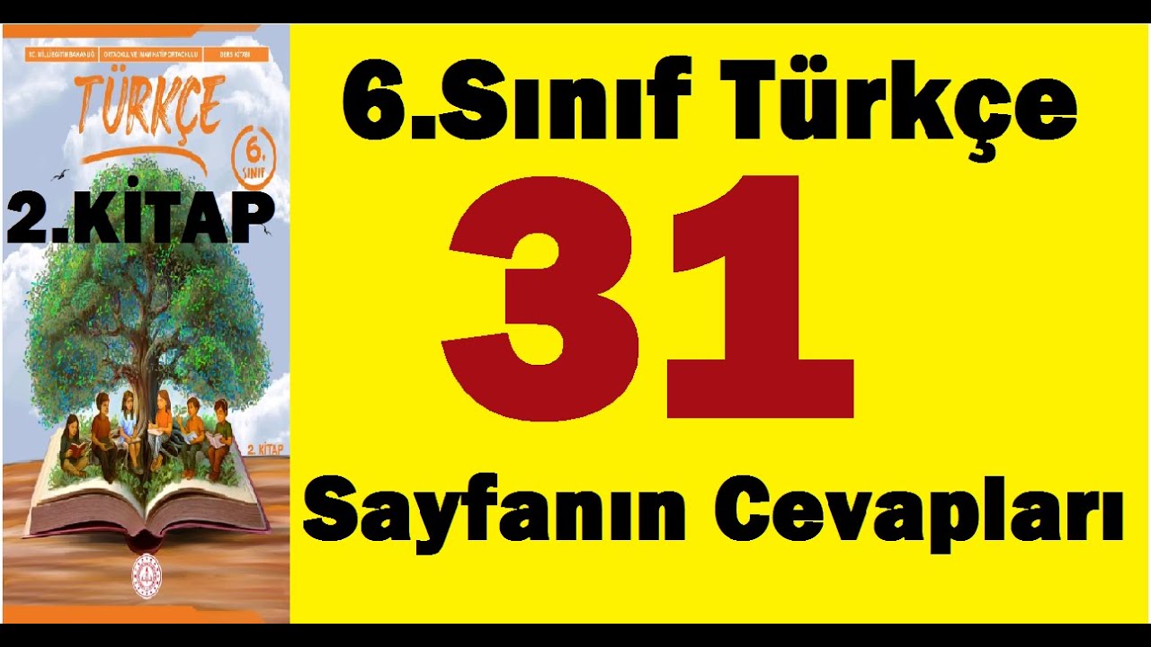 6th Grade Turkish Textbook Page 31 Answers, Book 2 PDF, Learning Outcome Solutions