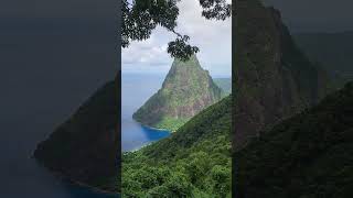 Hiking in St. Lucia 🇱🇨 #hiking #travel #stlucia #views
