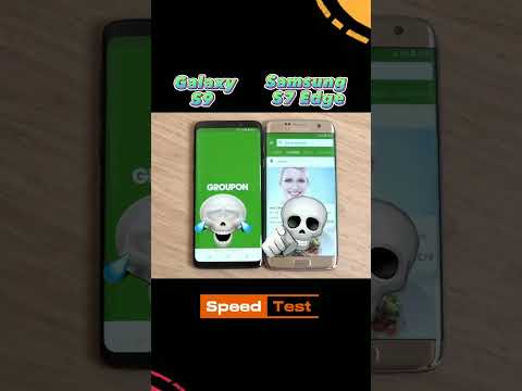 Still Fast in 2024? S7 Edge vs Galaxy S9 Speed Challenge! 📱#shorts