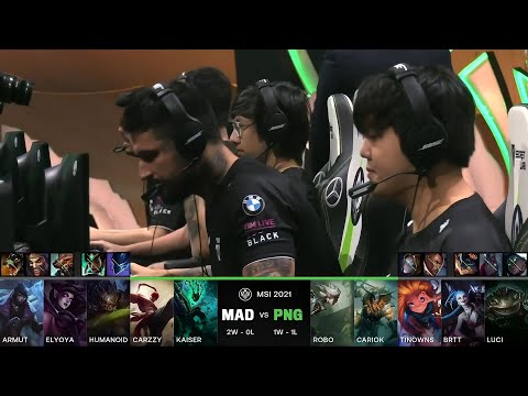 【2021季中冠軍賽】第三天 MAD vs PNG