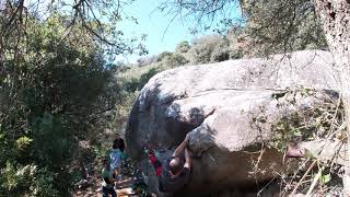 Video thumbnail of Trave Normal, 6a. Can Boquet