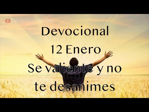 12 de Enero Devocional del día de hoy |  Devocionales cristianos cortos | Devocionales diarios