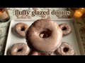 Fluffy Glazed Donuts Bake With Me