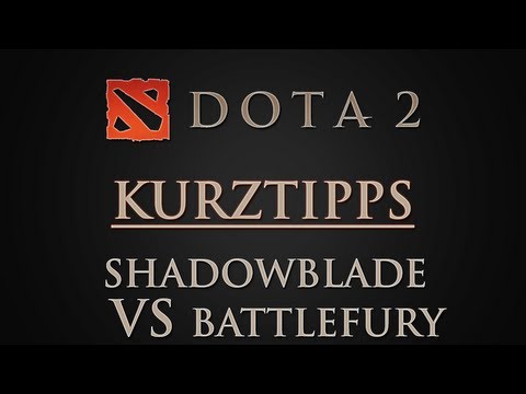 Dota 2 Kurztipps - Shadowblade vs Battlefury [german HD]