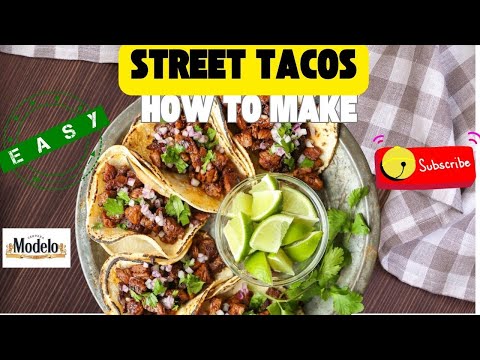 Delicious Street Tacos | Taqueria Style Tacos De Bistec Mexican Style (carne Asada) Recipe