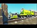 Who Can Build the Best Track Clearing Drill Train? (Scrap Mechanic Gameplay)