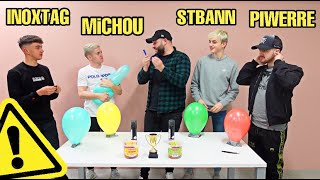 TEAM CROUTON vs TEAM ALBERT qui va l'emporter ? (ft. Michou Inoxtag Piwerre Stbann)