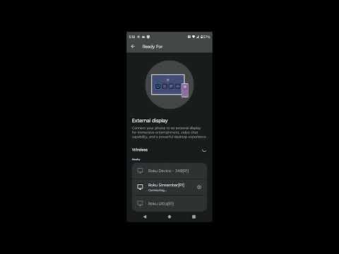 Motorola Edge 2022 - Ready For not connecting to Roku Streambar(phone screen record)