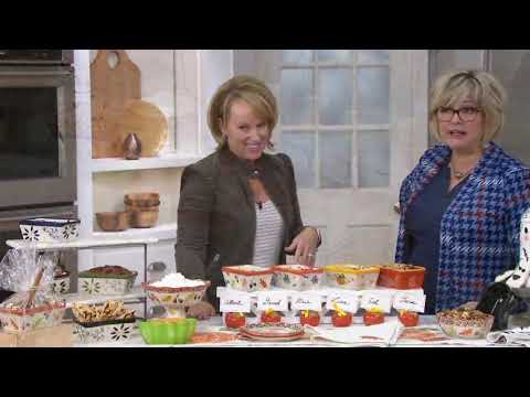 Temp-tations Set of 4 Mini Loaf Pans with Gift Boxes on QVC