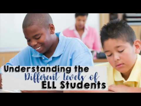 Understanding the Different Levels of Your ELL Students – Celebrating ...
