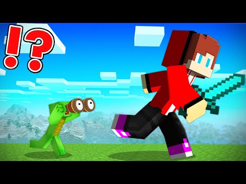 GIANT Speedrunner vs Hunter in Minecraft - Maizen JJ and Mikey
