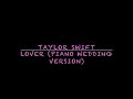 Taylor Swift - Lover (Piano Karaoke)