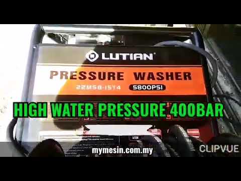 Lutian 22M58-15T4 High Pressure Cleaner (Mymesin Test)