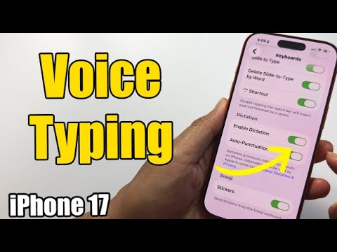 How to Turn On/Off Voice Typing on iPhone 17 (Dictation Feature)