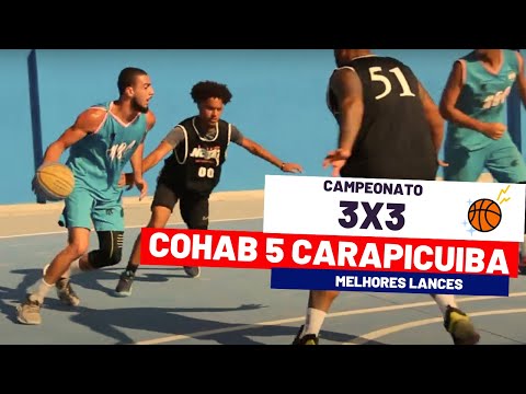 Melhores Momentos RACHÃO 3x3 na inauguração da quadrinha de basquete na Cohab 5 - Carakas City - ZO