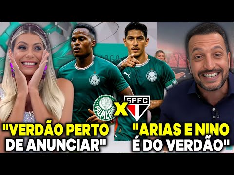 NINO É DO VERDÃO! JOGO ABERTO PALMEIRAS "RENATA E EDU DRACENA REAGEM AO VERDÃO PALMEIRAS X SÃO PAULO