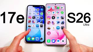 iPhone 17e vs Galaxy S26 Ultra Speed Test
