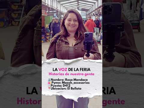 "Ser mi propia jefa": Rosa Mondaca y sus accesorios hechos a mano | La Voz de la Feria 🧵✨
