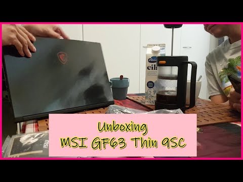UNBOXING MSI GF63 Thin 9SC 2019