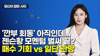 [MTN 당잠사] '깐부 회동' 아직인데... 젠슨황 모멘텀 벌써 끝? 매수 기회 vs 일단 관망 / 머니투…