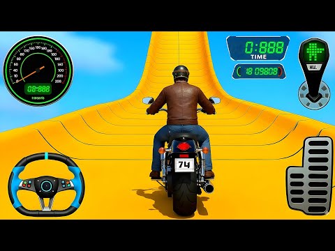 💯Mega Ramp Bike Racing 3D Games💯- Bike Stunt Games GT Bike Racing Games - Android Gameplay Epi 22🫡