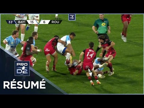 PRO D2 - Résumé Aviron Bayonnais-Rouen Normandie Rugby: 53-13 - J30 - Saison 2021/2022