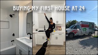 I BOUGHT A HOUSE!!! | empty house tour + packing & moving into my new home 🏡🔑✨