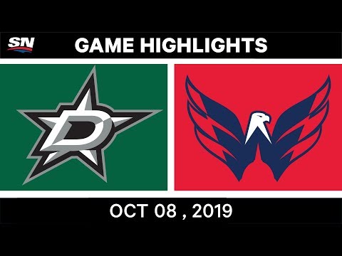 NHL Highlights | Stars vs. Capitals – Oct. 8, 2019
