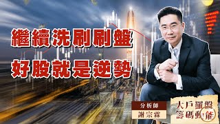 繼續洗刷刷盤 好股就是逆勢｜大戶羅盤籌碼動能 ｜謝宗霖 (圖)