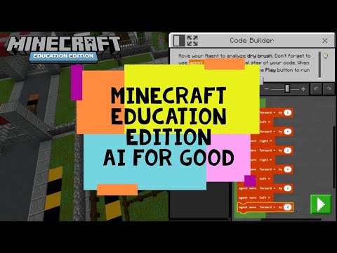 Code Kurs Course - Minecraft Education Edition AI for Good - Minecraft Hour of Code 2019 - Minecraft Education Gameplay