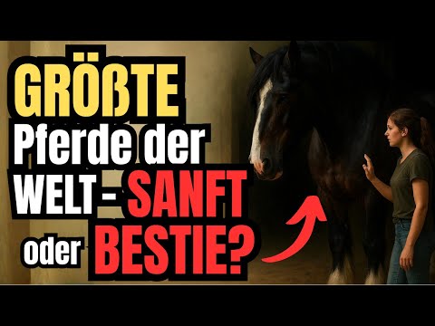 🐴💥 Die größten Pferde der Welt - sanfte Riesen oder wilde Bestien? Die Wahrheit über Shire Horses!