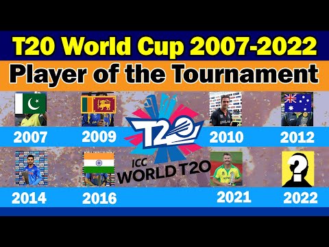 ✅All Player of the Tournament Winners of T20 World Cup (2007-2022)✅ T20 World cup 2022