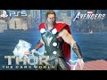 Marvel's Avengers - NEW MCU Thor The Dark World Suit Gameplay 4K 60FPS (PlayStation 5)