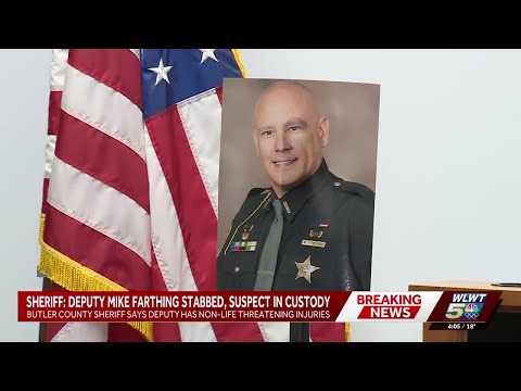 Deputy stabbed while responding to car fire in Butler County; Suspect in custody