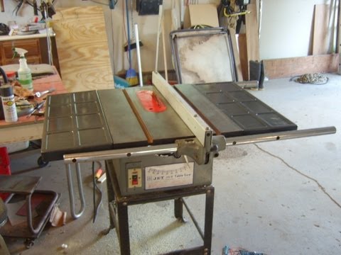 Jet JTS 10, This old table saw, finished