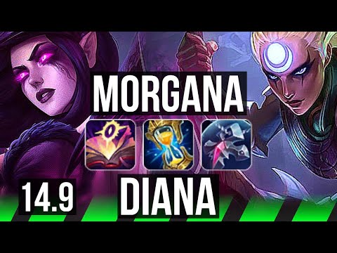 MORGANA vs DIANA (JGL) | 38k DMG, Rank 7 Morg, 10/3/16, Godlike | EUW Grandmaster | 14.9