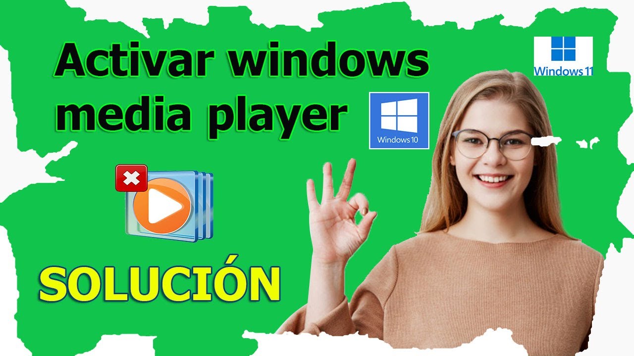 ❗ Como Activar el Reproductor de WINDOWS MEDIA PLAYER 🎬 en windows 10