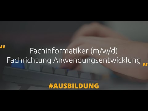 Fachinformatiker für Anwendungsentwicklung: Ausbildung bei stela kurz erklärt